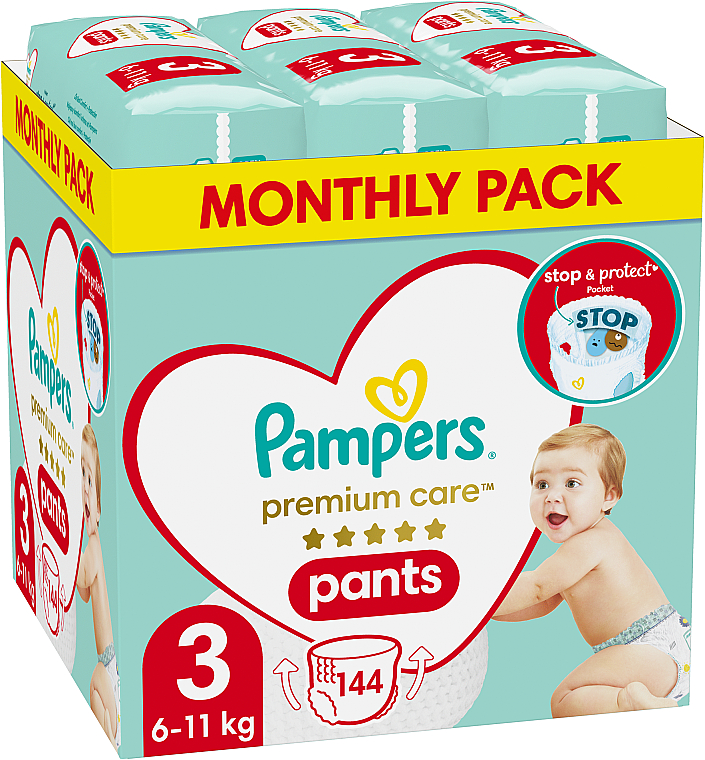 pampers 4 144szt