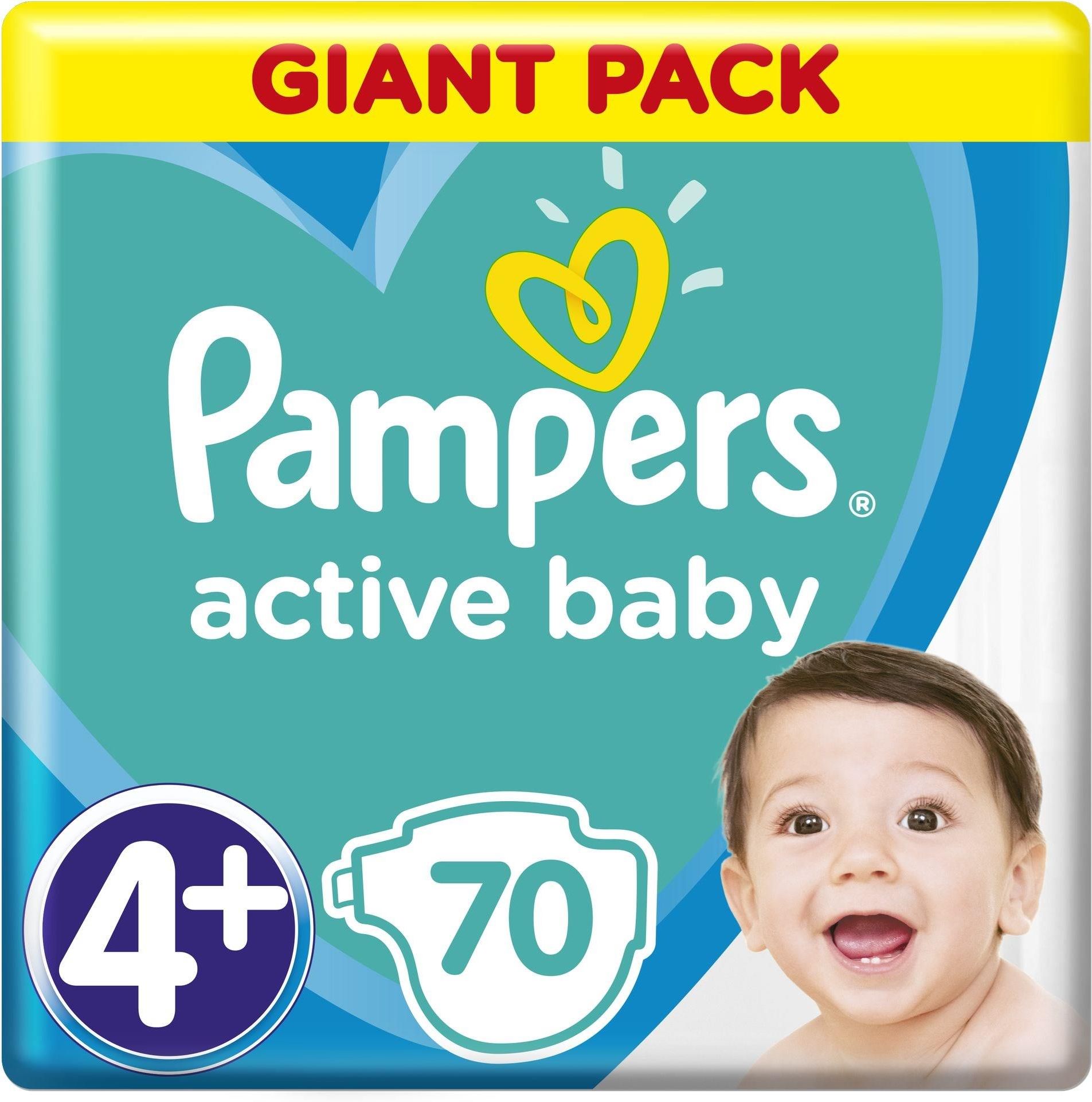 pampers 4 70 szt