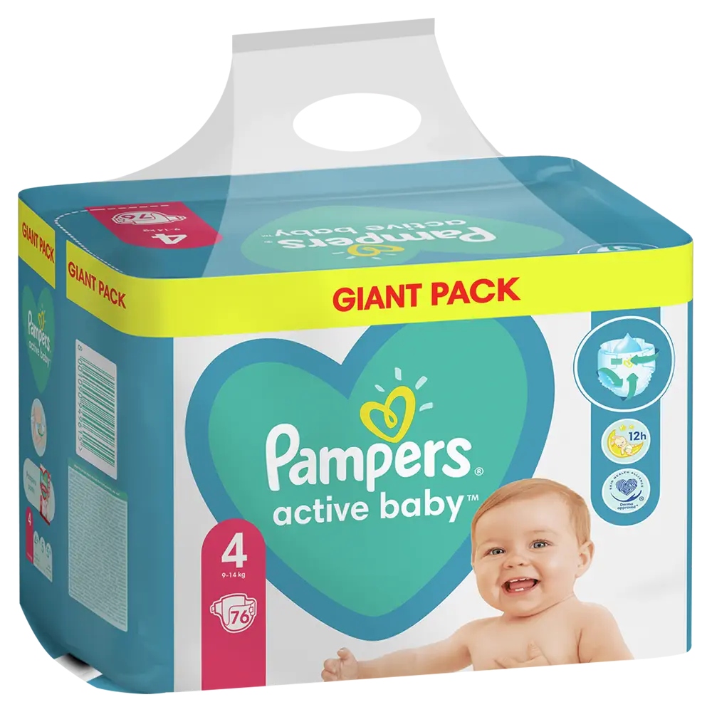 pampers 4 76 szt