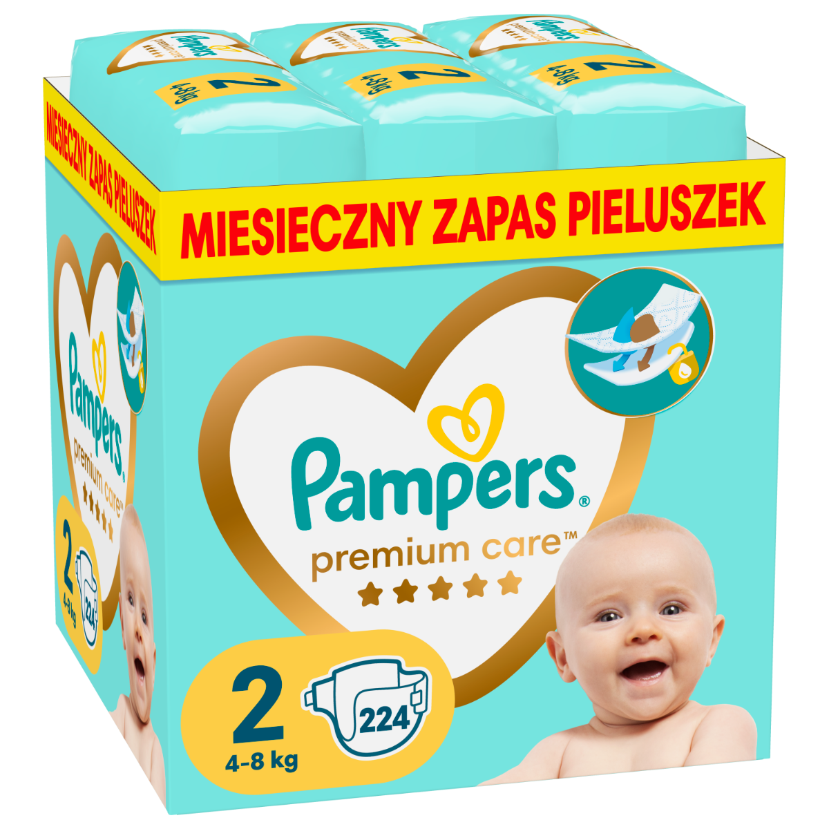 pampers 4 plus waga