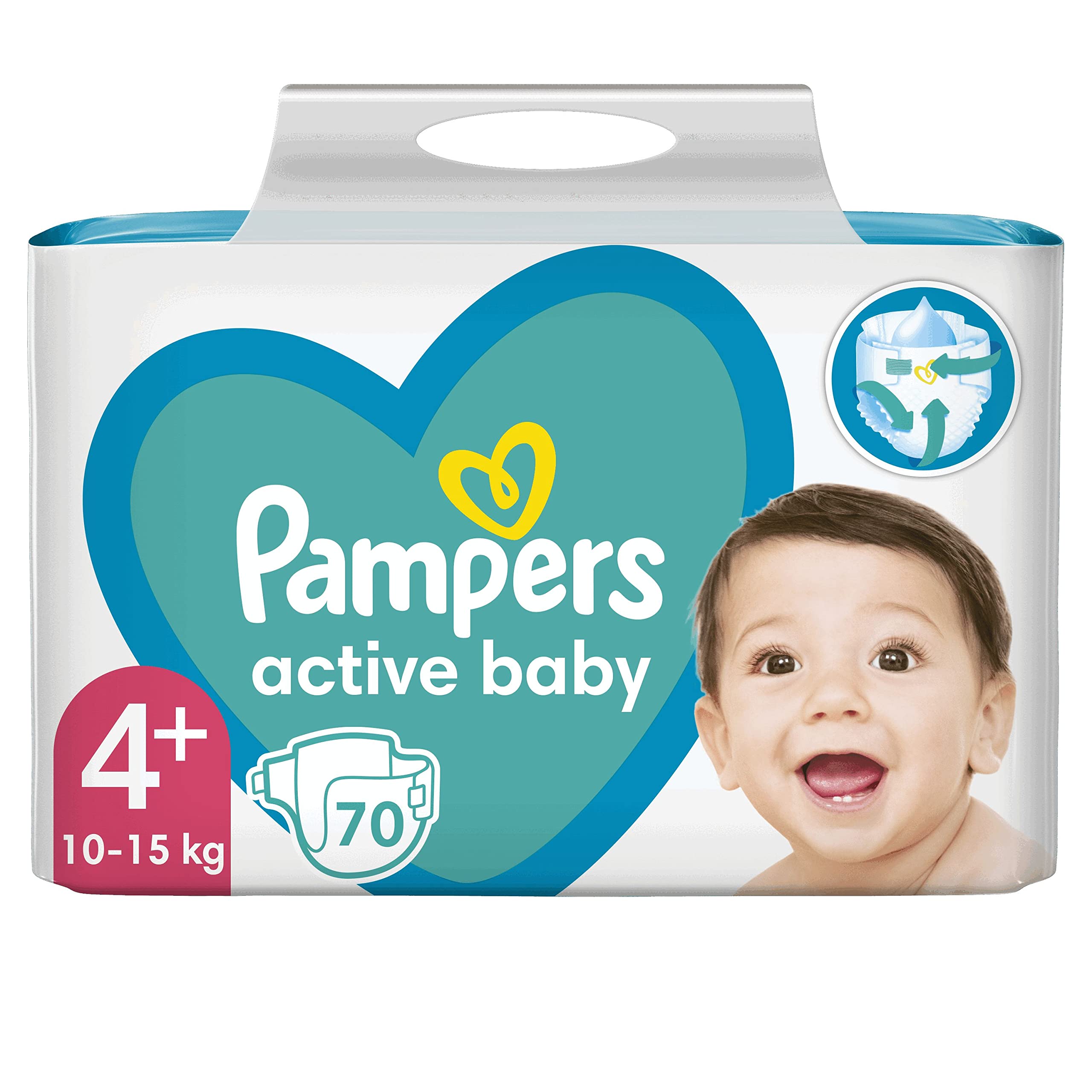 pampers 4+ po 70 szt