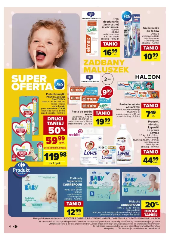 pampers 4 promocja carrefour