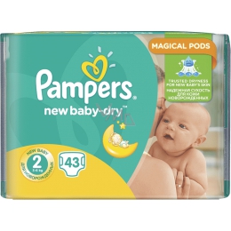 pampers 6 active baby dry 43 szt