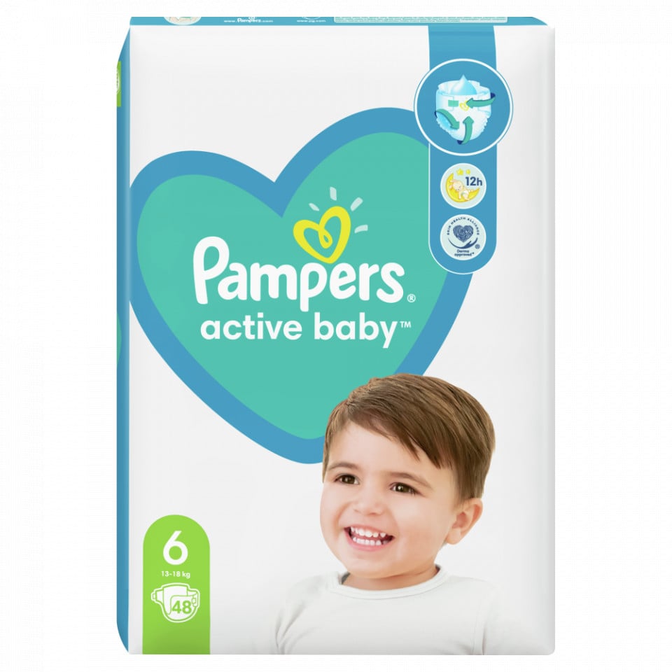 pampers 6 cena