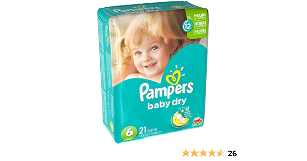 pampers 6 jedna sztuka