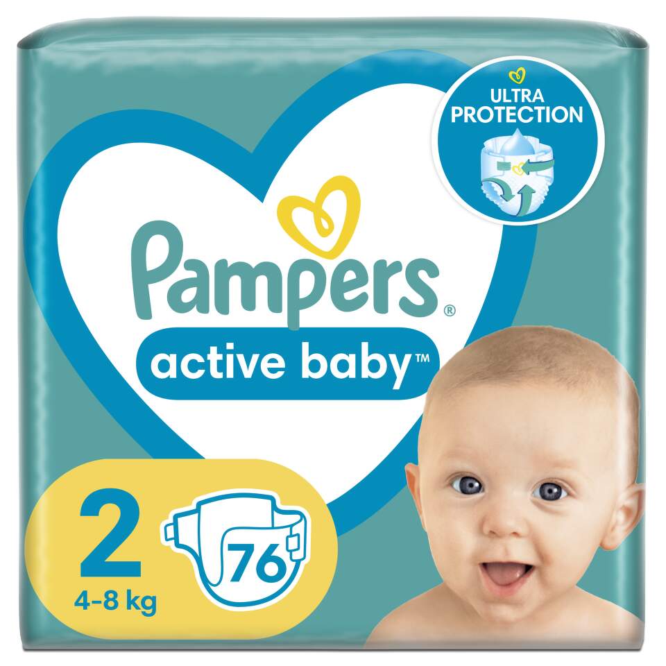 pampers activ baby 2 cena