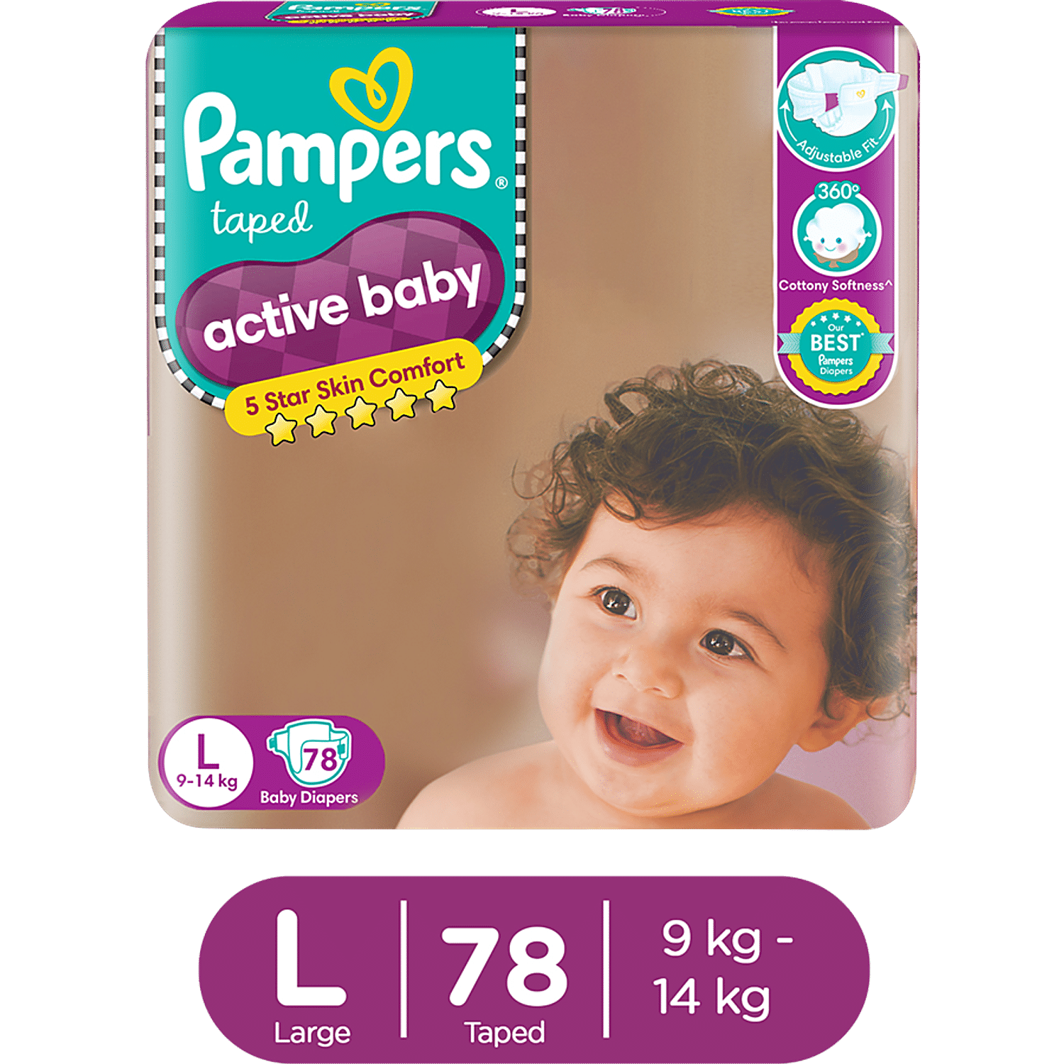 pampers active baby 3 280