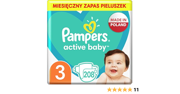 pampers active baby 3 zapas 208