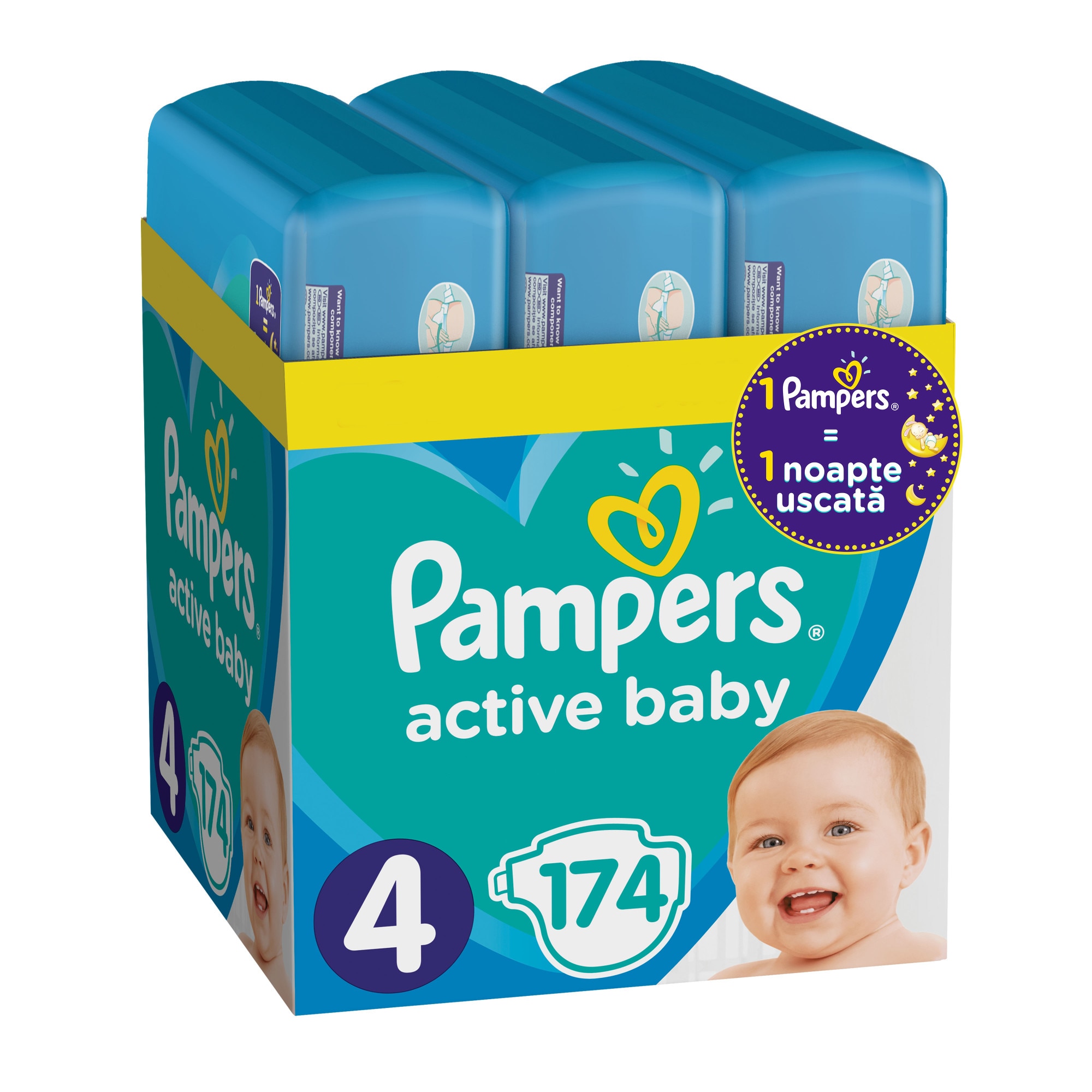 pampers active baby 4 174