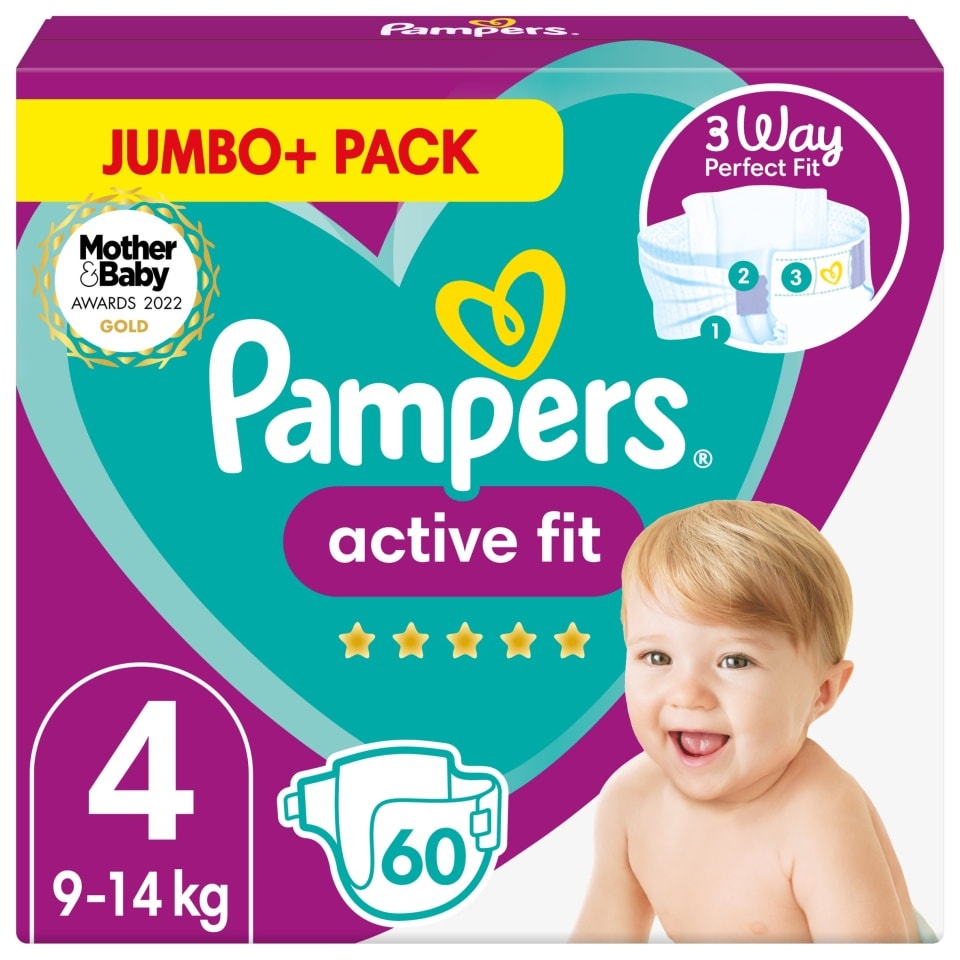 pampers active baby 4 174 tesco