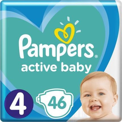 pampers active baby 4 9-14 kg ceneo