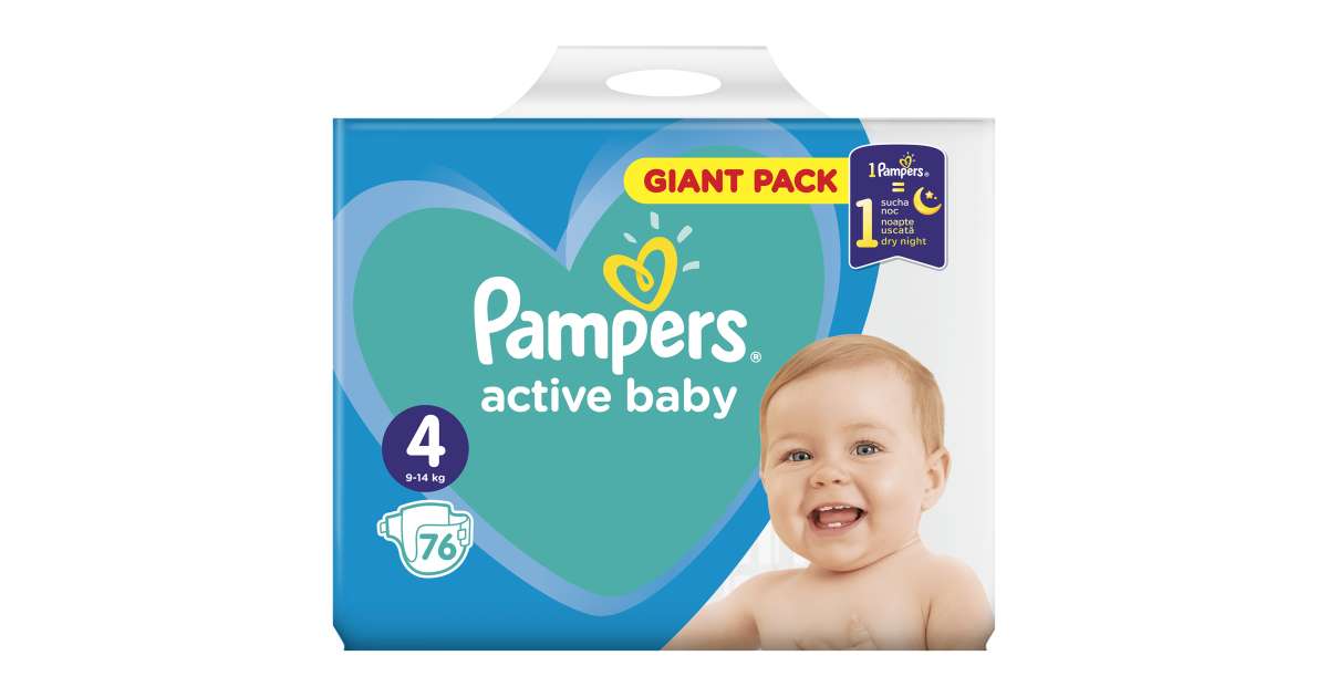 pampers active baby 4 maxi 76