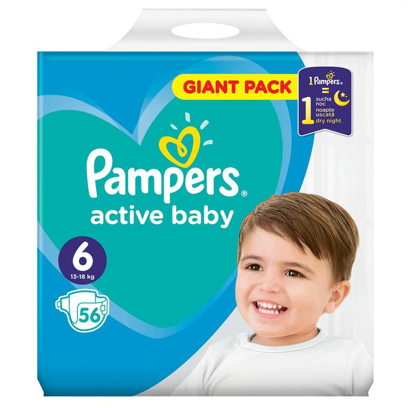 pampers active baby 6 56 cena