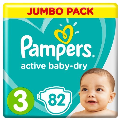 pampers active baby dry 3 cena