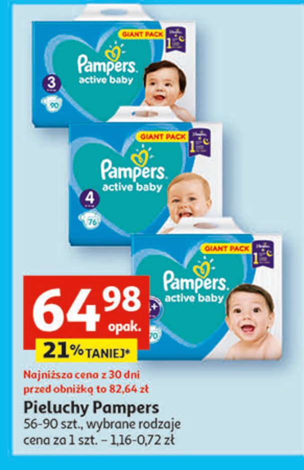 pampers active baby dry 4 promocja