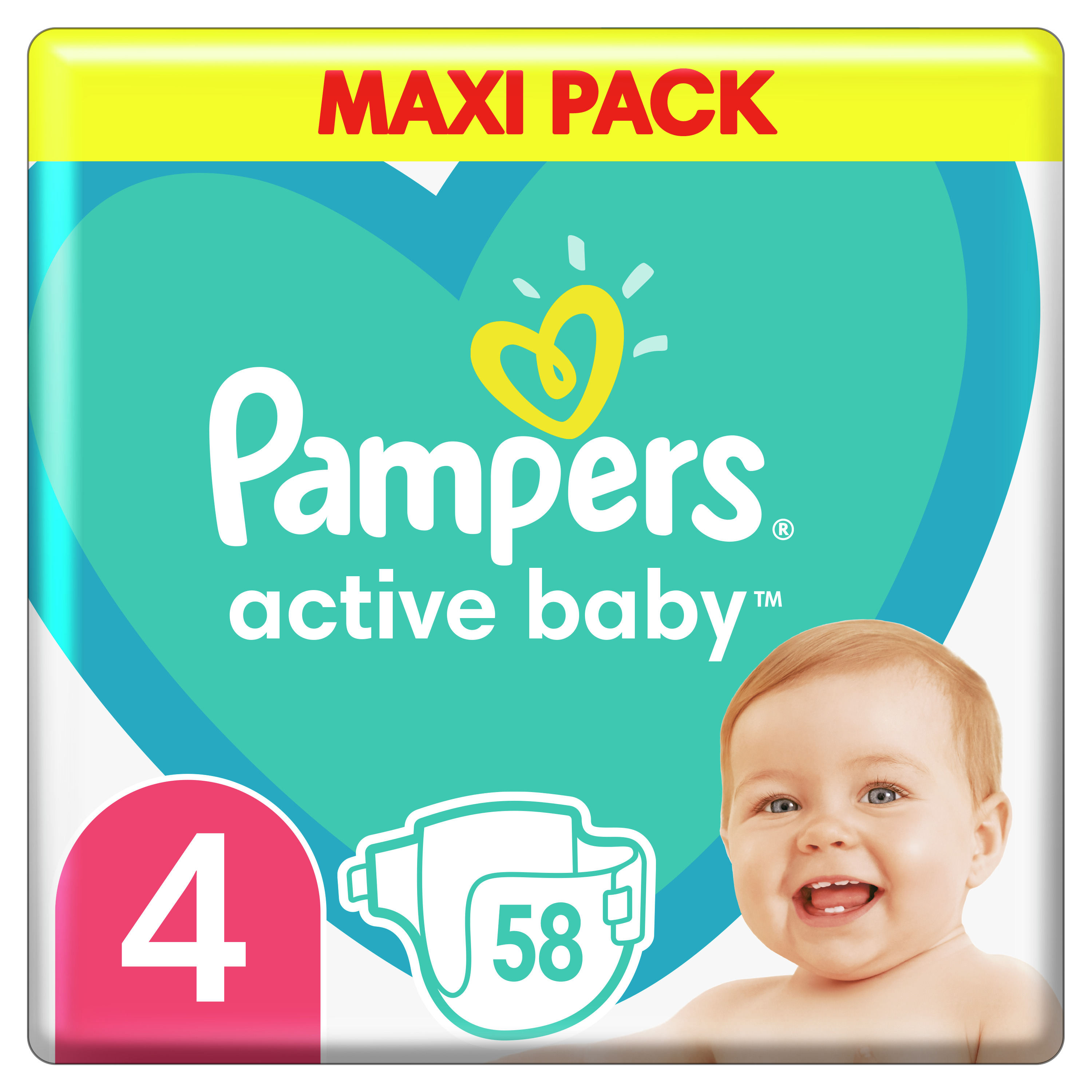 pampers active baby-dry rozmiar 4 maxi 76 pieluszek