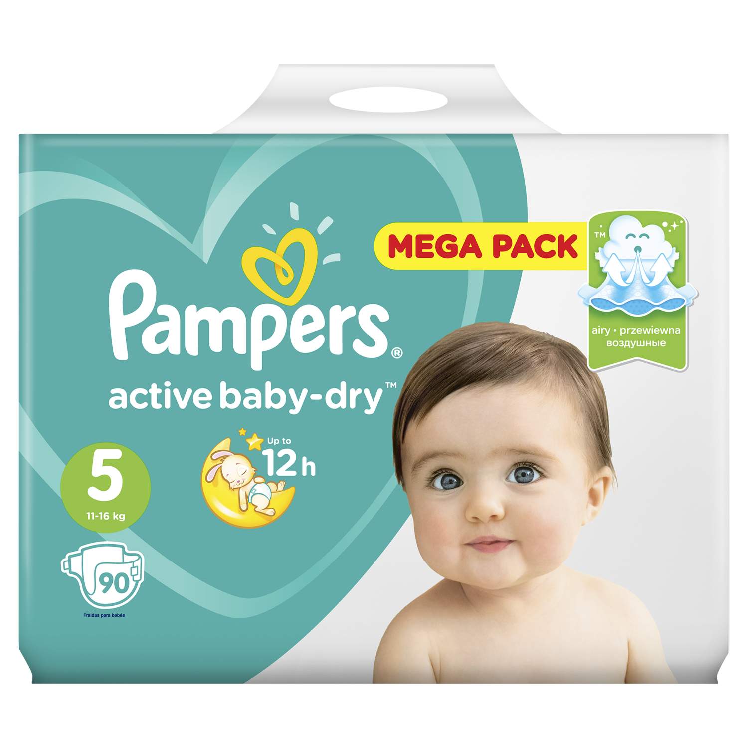 pampers active baby mega pack