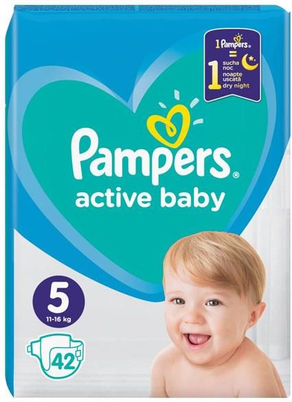 pampers active baby pieluchy 5