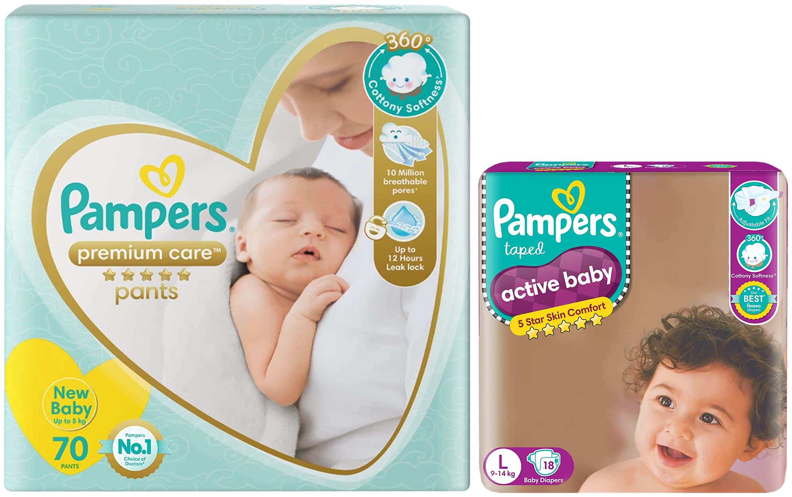 pampers active baby premoum care pants