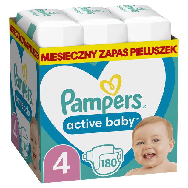 pampers active baby rozmiar 4 174 pieluszki 9-14 kg