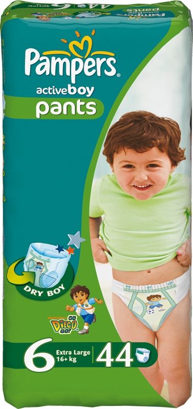 pampers active boy pants 6