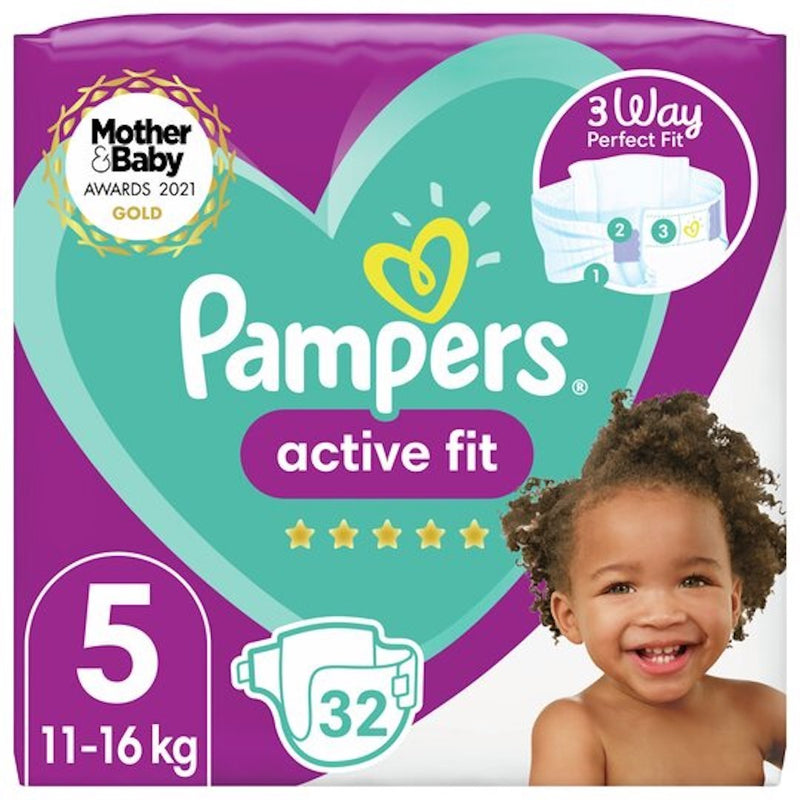 pampers active fit size 4 nappies