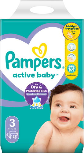 pampers actve baby 3