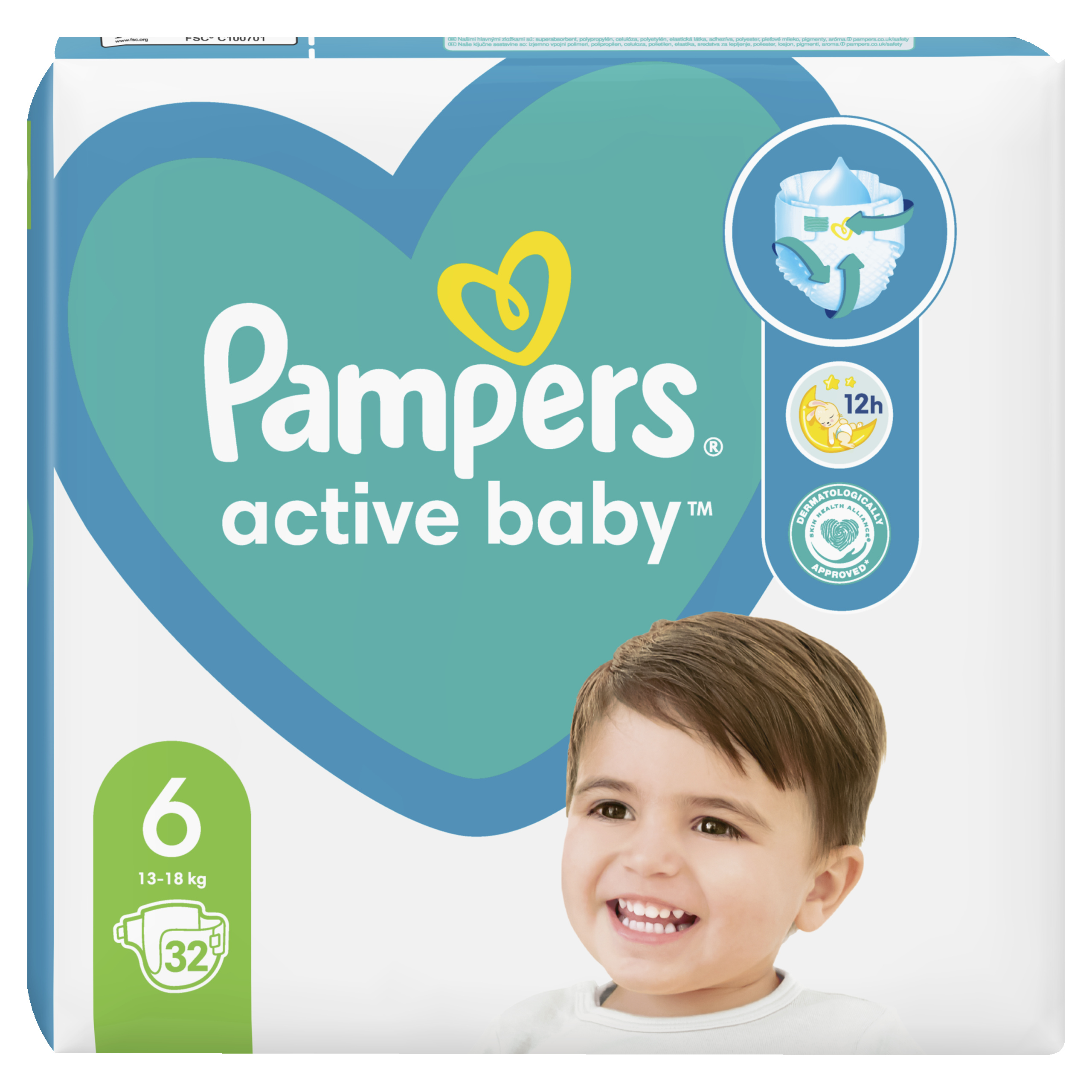 pampers aktiv baby roz 5 64 szt