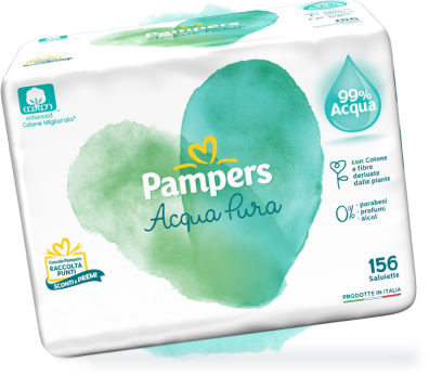 pampers aqua pure italia