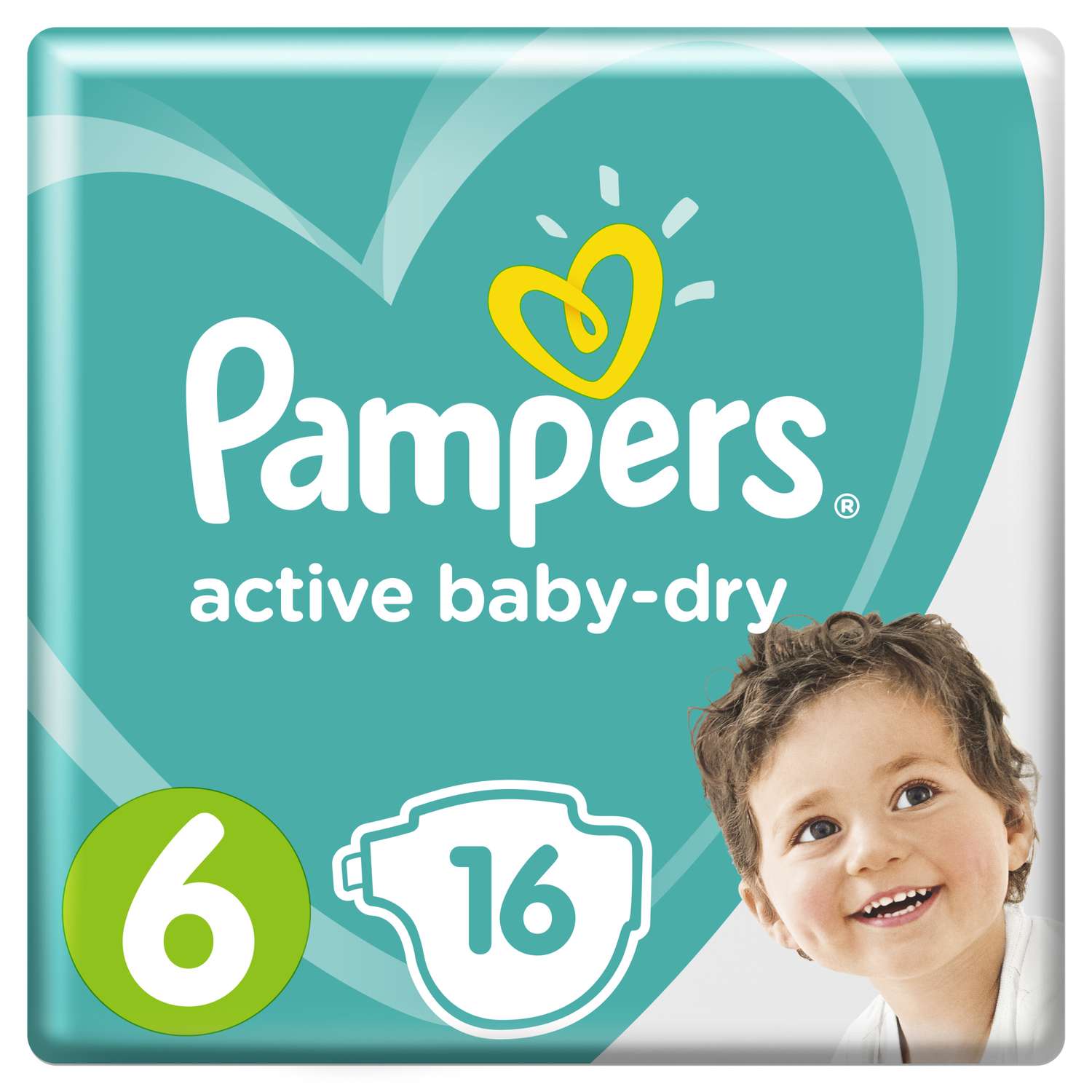 pampers baby active dry 6