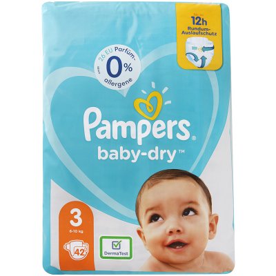 pampers baby-dry 3 cena 124