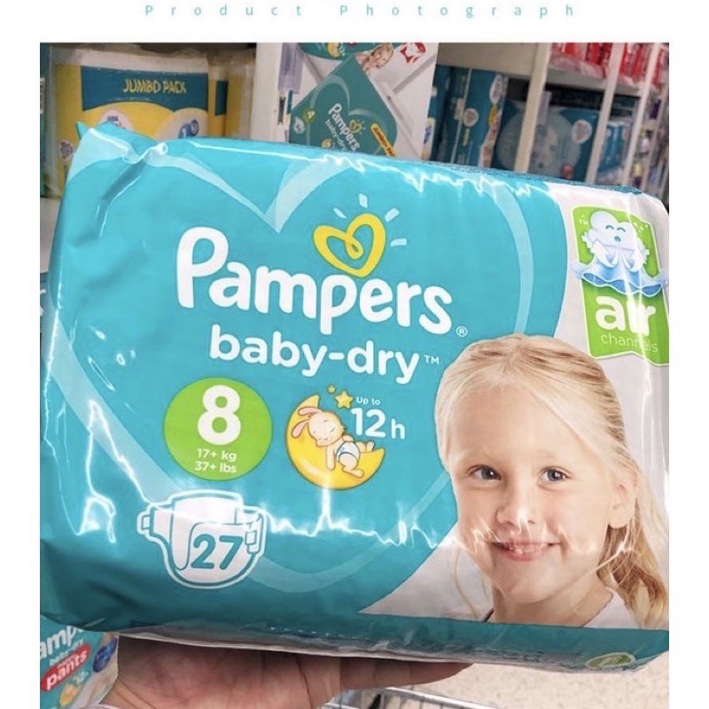 pampers baby dry 8