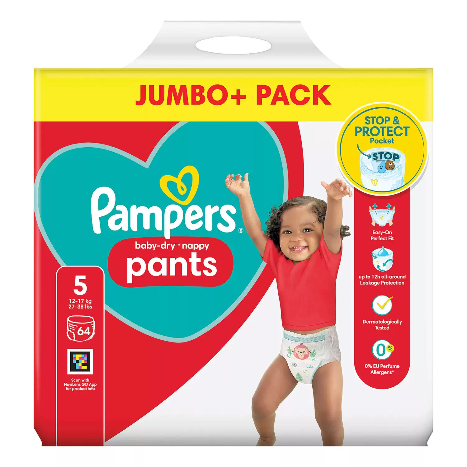 pampers baby dry pants size 5