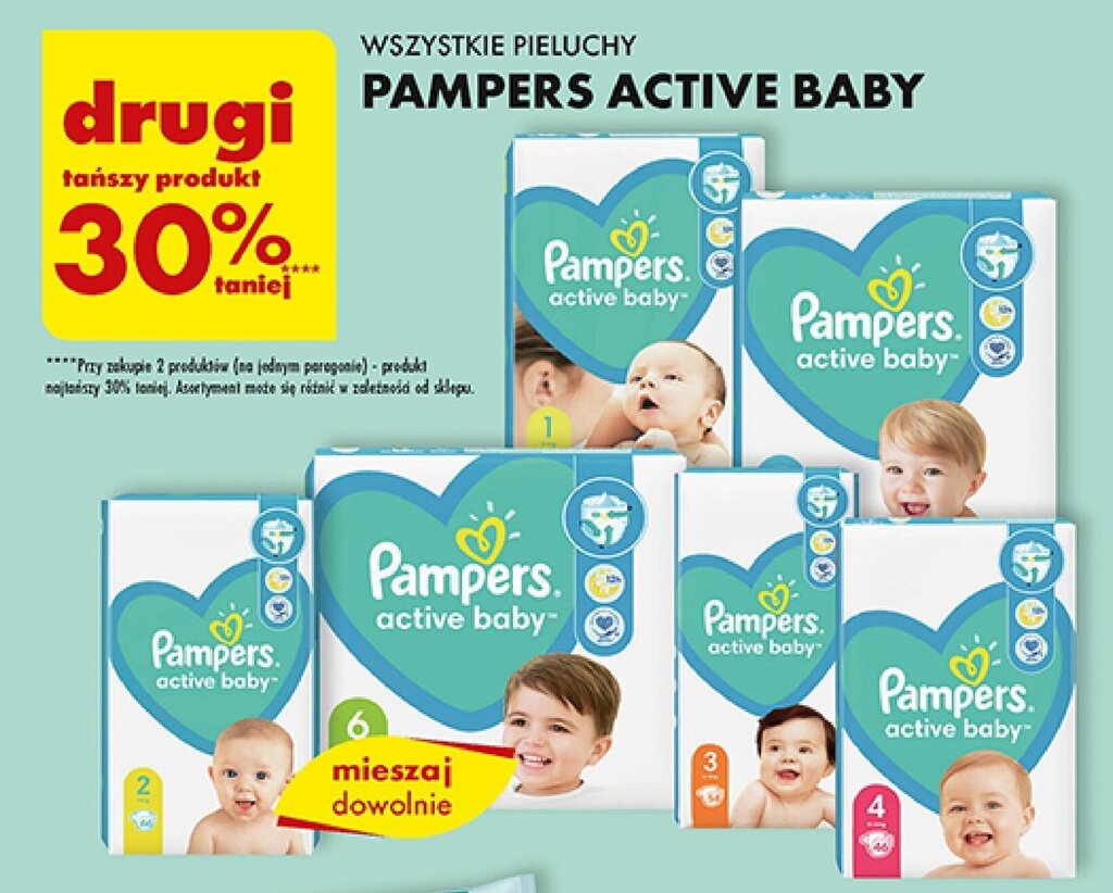 pampers biedronka 49.99