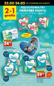 pampers biedronka plock