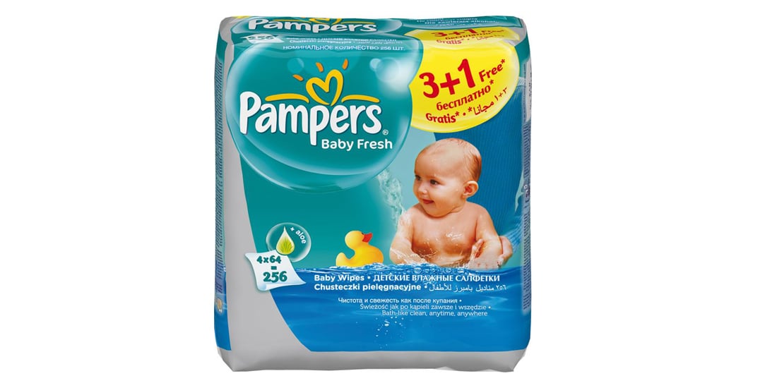 pampers chusteczki 4x64