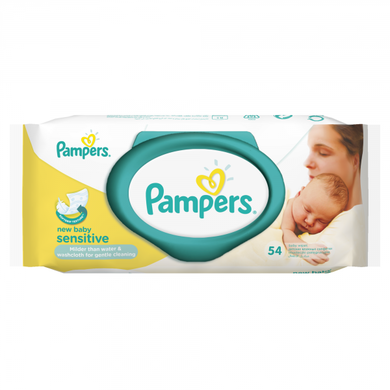 pampers chusteczki sensitive new baby 54 szt