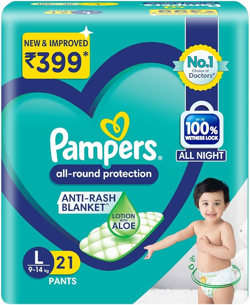 pampers diapers large