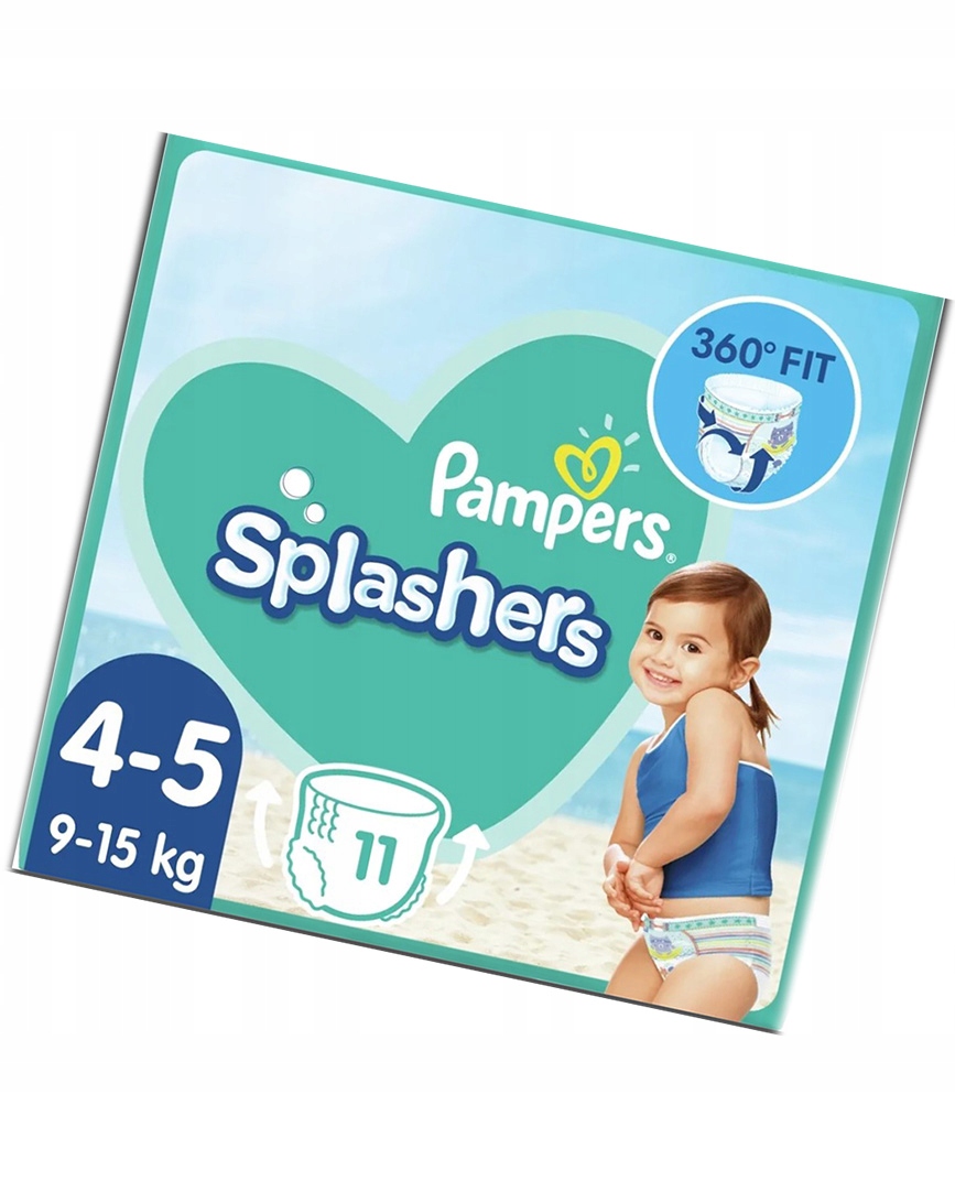 pampers do pływania 4-5