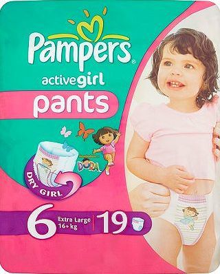 pampers dziewczyny