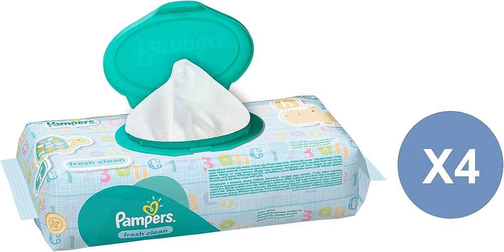 pampers fresh clean 4x64