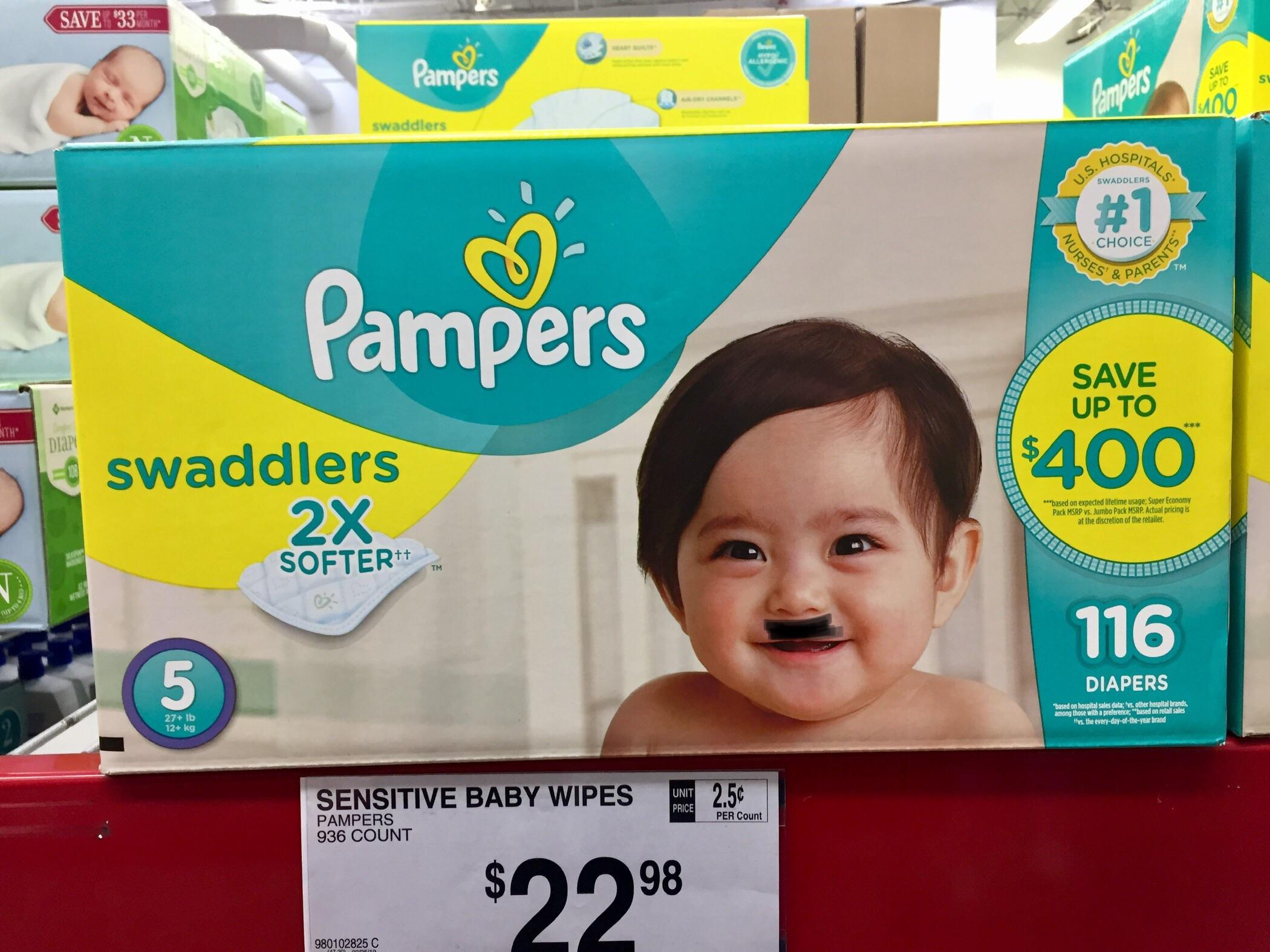 pampers hitler