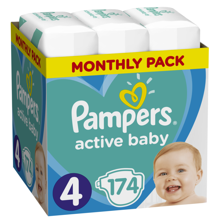 pampers midi 174szt