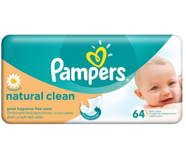 pampers natural clean skład