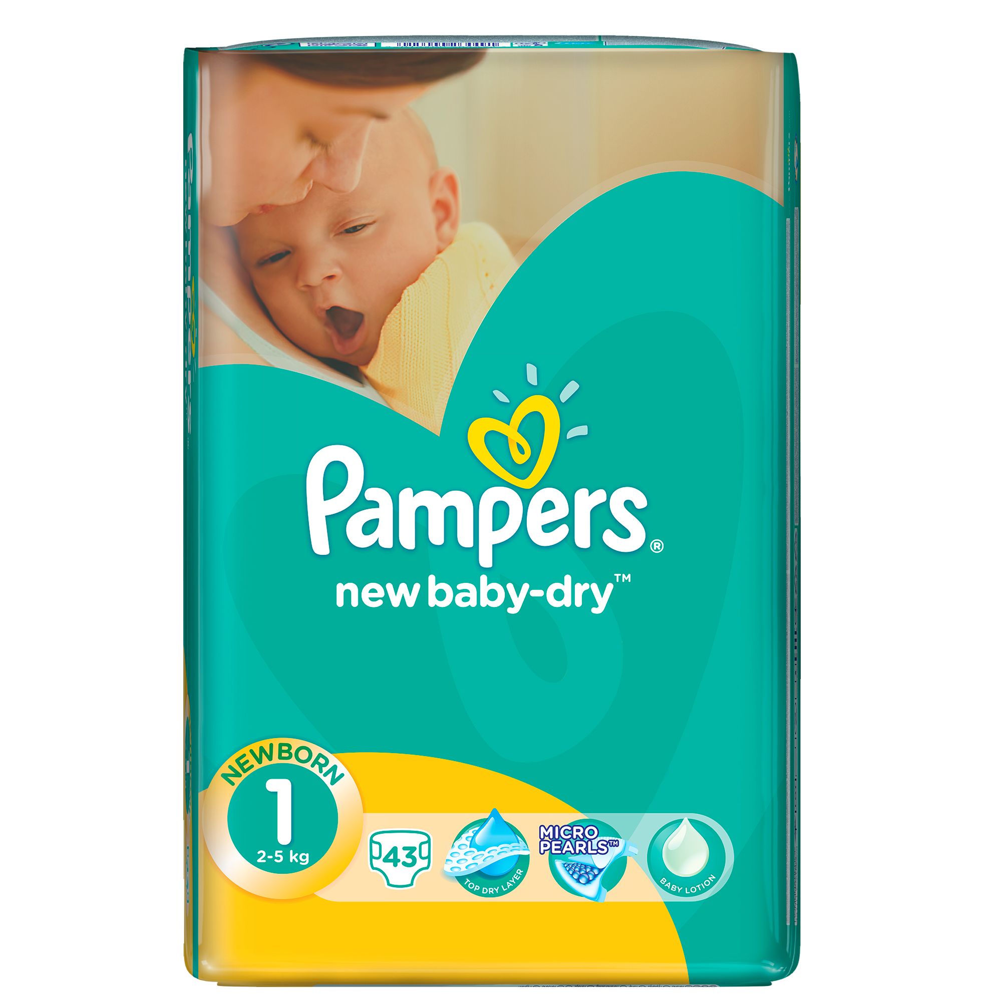 pampers new baby dry 1 43 szt