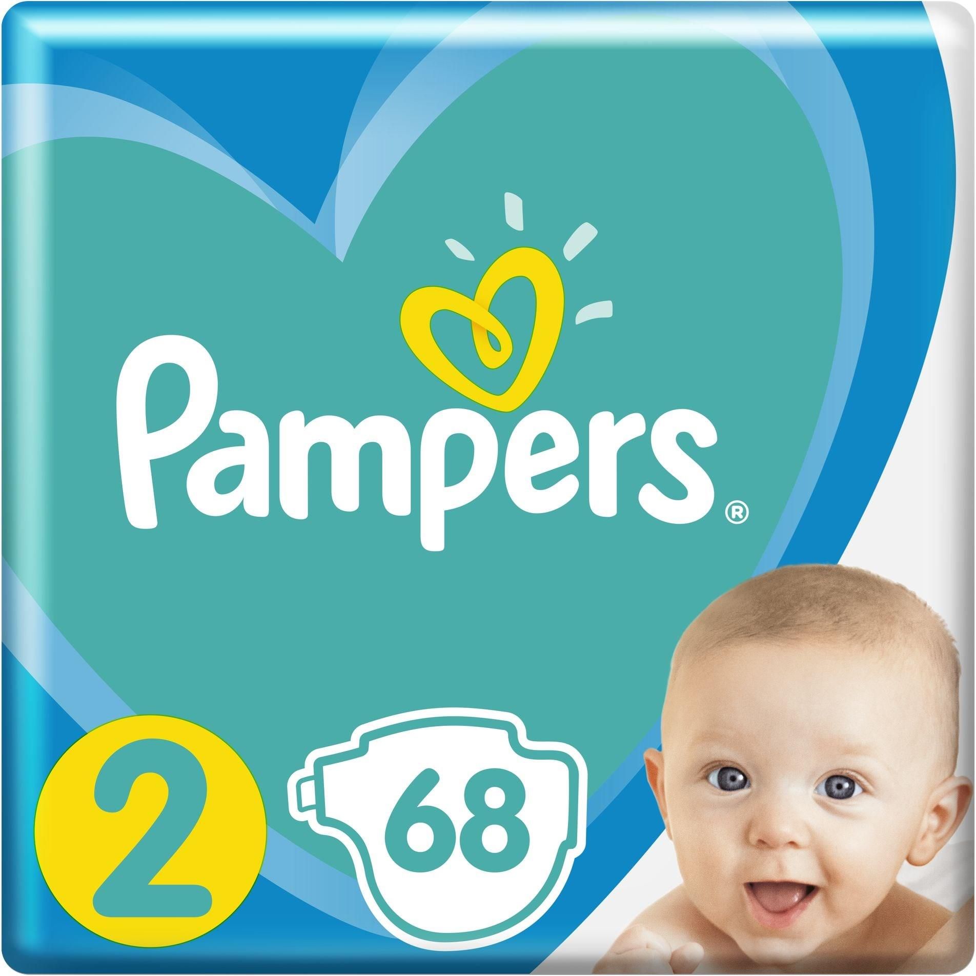 pampers new baby dry 2 68 szt