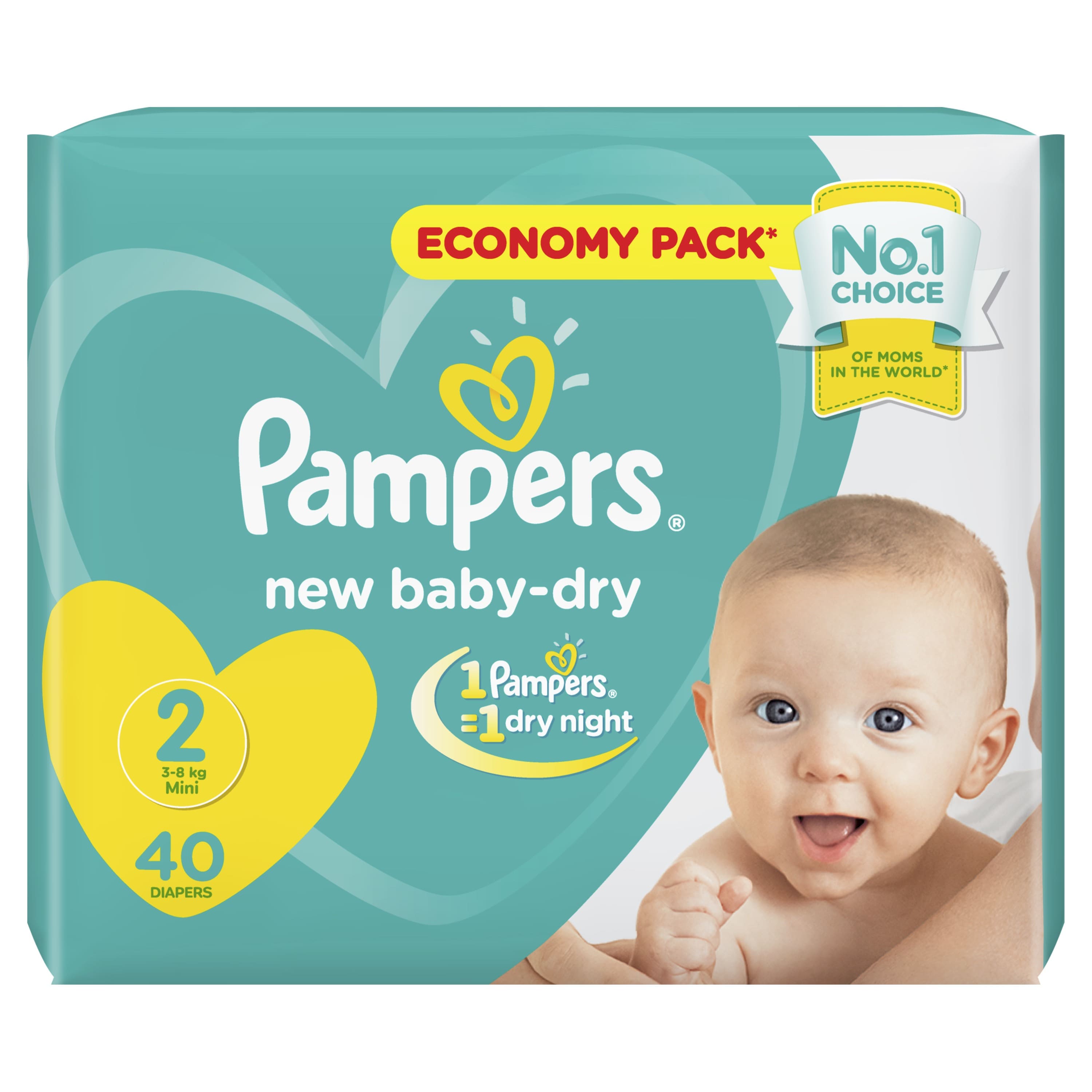 pampers new baby dry 2 mini