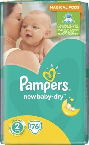 pampers new baby-dry rozmiar 2