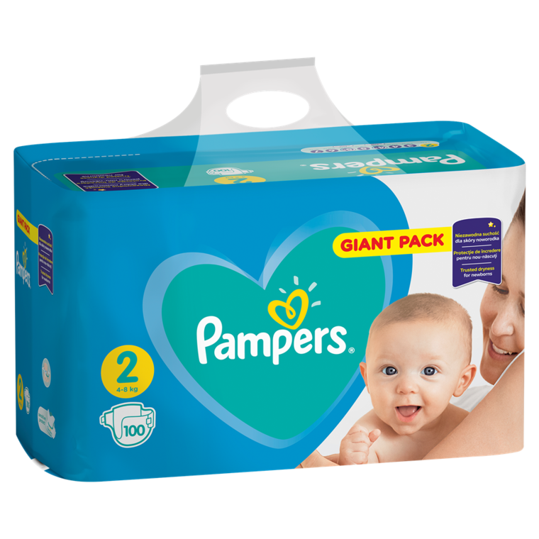 pampers new baby pieluchy rozmiar 2 mini