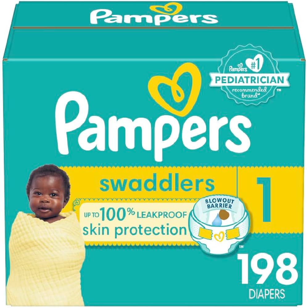 pampers new baby size 1 box